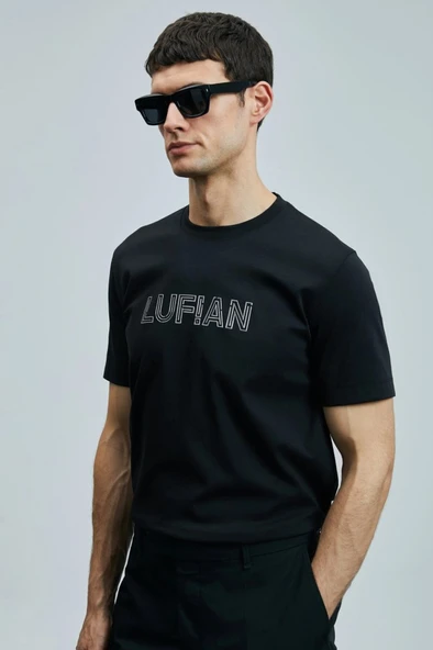 Lufian 111020240 Thınk Modern Grafik Tişort Erkek T-Shirt - 8