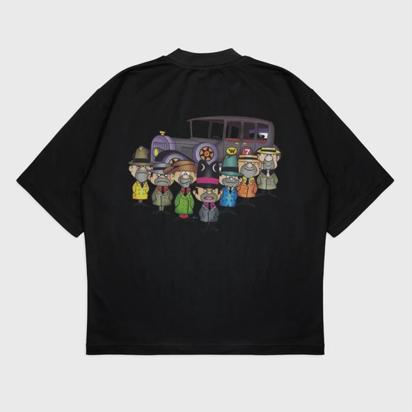 Oversize 'the ant hill mob' Baskılı T-Shırt - Resim 2