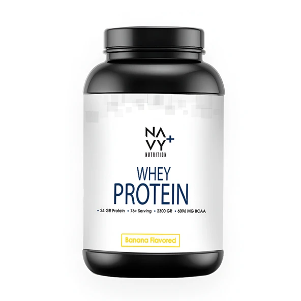 Navy Plus Nutrition 2300 Gr Whey Protein Tozu Muz Aromalı