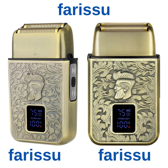 WA-093 Profesyonel Çift Bıçaklı Şarjlı Tıraş Makinesi | Günlük Sakal ve Sıfır Yanak