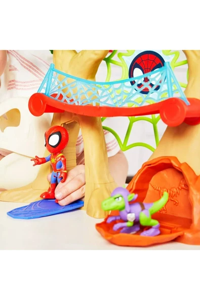 SPIDEY AND HIS AMAZING FRIENDS DINO- WEBS F9477 - Resim 6