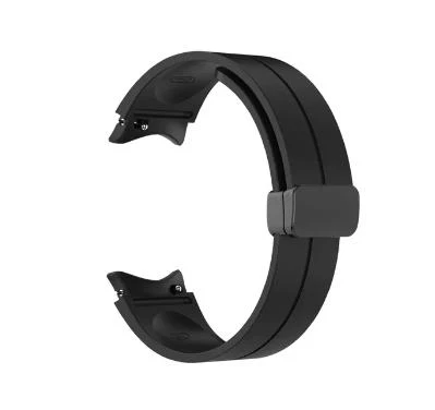 Samsung Galaxy Watch 4/5/6 Serisi Yeni Manyetik Klipsli Silikon Saat Kordonu - 2