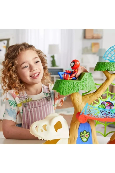 SPIDEY AND HIS AMAZING FRIENDS DINO- WEBS F9477 - Resim 5