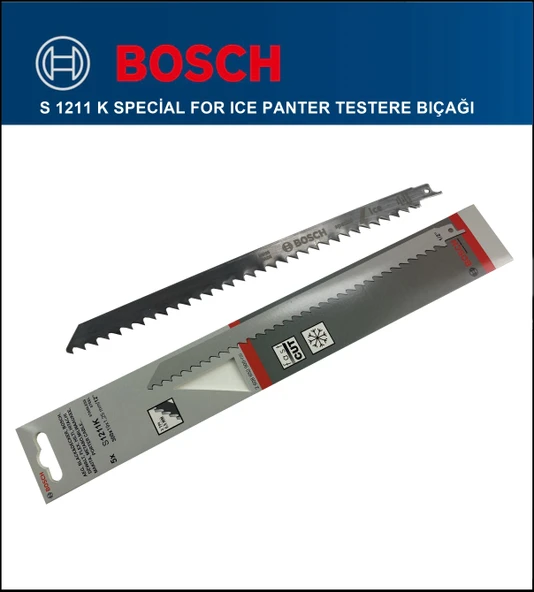 1 Adet Bosch - Tilki Kuyruğu Bıçağı S 1211 K - Buz Ve Kemik Kesme 1'li