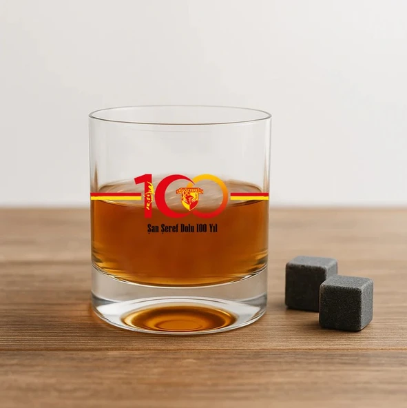 Viski Bardağı Göztepe 100. Yıl - Şan Şeref Dolu 100 Yıl