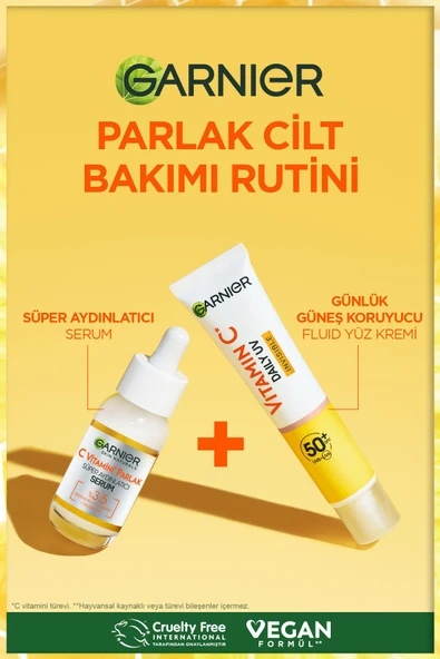 Garnier C Vitamini Günlük Güneş Koruyucu Fluid Yüz Kremi Görünmez Doku Spf50 40ml - 8