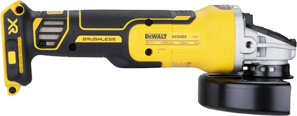 DEWALT DCG405N 18V Kömürsüz Avuç Taşlama (Aküsüz) - 3