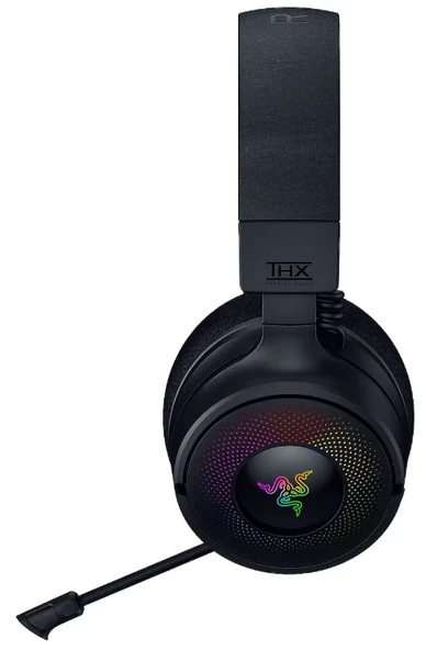 Razer Kraken V4 RZ04-05170100-R3M1 RGB USB Kablolu/Kablosuz Kulak Üstü Oyuncu Kulaklığı - 2