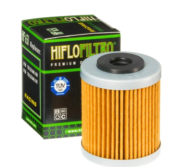 Hiflo Hf651 Yağ Filtre Mtnm