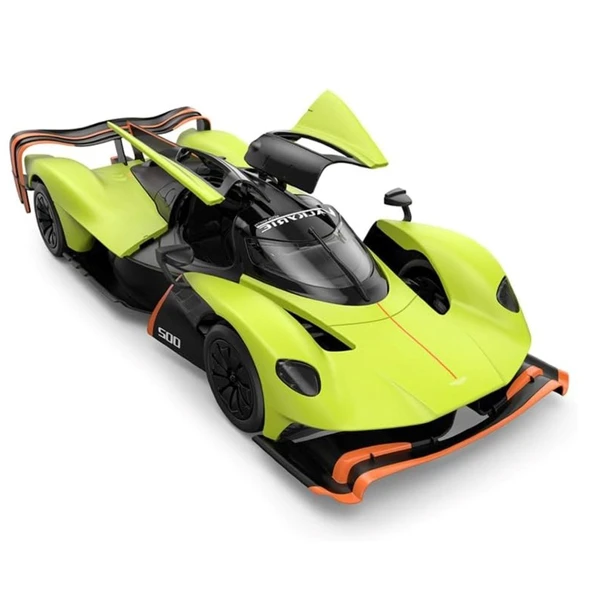 Rastar 1:14 Uzaktan Kumandalı Araba Aston Martin Valkyrie AMR Pro 2.4 Ghz Işıklı Açık Yeşil - 2