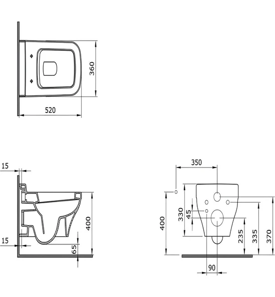 Scala Asma Klozet, Bocchi Yavaş Kapanan Kapak 1080-001-0128 - 4
