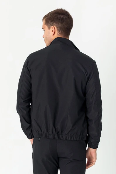 Erkek Rahat Kesim Beli Lastili İçi Astarlı Klasik Baharlık Mont - 6