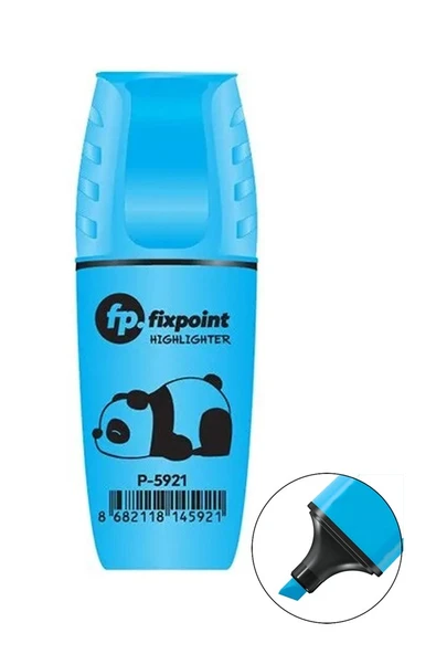 Mini Fosforlu Kalem 6 Renk 1 Paket Fixpoint Minik Küçük Fosforlu İşaret Kalemi 5 mm Canlı Renkler Okul Öğrenci Büro Ofis - 2