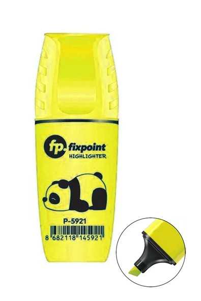 Mini Fosforlu Kalem 6 Renk 1 Paket Fixpoint Minik Küçük Fosforlu İşaret Kalemi 5 mm Canlı Renkler Okul Öğrenci Büro Ofis - 5