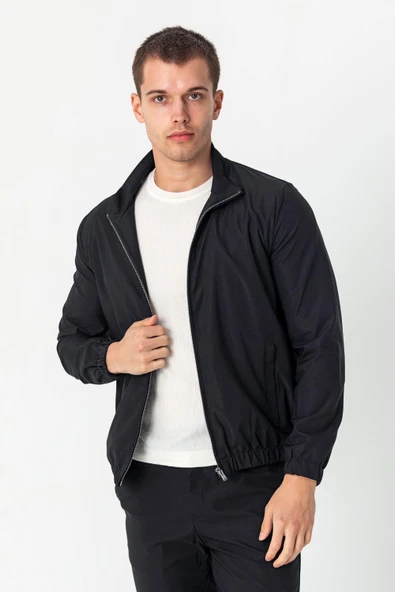 Erkek Rahat Kesim Beli Lastili İçi Astarlı Klasik Baharlık Mont - 2