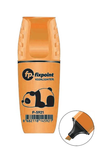 Mini Fosforlu Kalem 6 Renk 1 Paket Fixpoint Minik Küçük Fosforlu İşaret Kalemi 5 mm Canlı Renkler Okul Öğrenci Büro Ofis - 6
