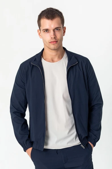 Erkek Rahat Kesim Beli Lastili İçi Astarlı Klasik Baharlık Mont - 10