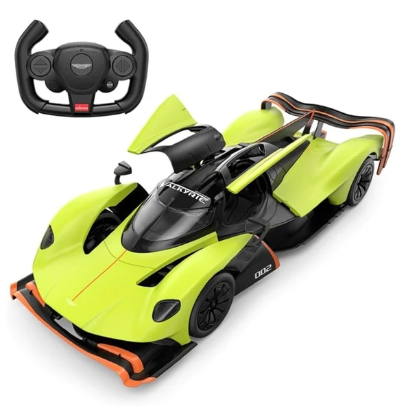 Rastar 1:14 Uzaktan Kumandalı Araba Aston Martin Valkyrie AMR Pro 2.4 Ghz Işıklı Açık Yeşil