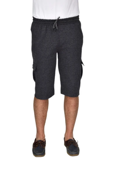 Erkek Kargo Cepli Likralı Kuş Gözü Kumaş Kapri BGL-ST04620 - Resim 11