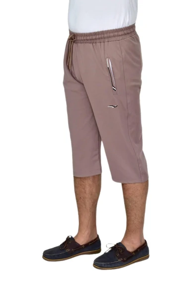 Erkek Rahat Kesim Düz Paça Dalgıç Kumaş Kapri BGL-ST04613 - Resim 3