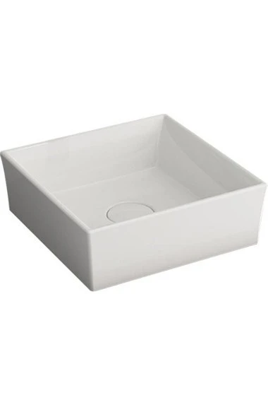 Bocchi Vessel Kare Lavabo 38X38CM Parlak Beyaz, 1173-001-0125 - 2