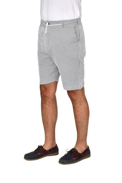Erkek Çizgili Cepli Likralı Şort BGL-ST04624 ürün görseli