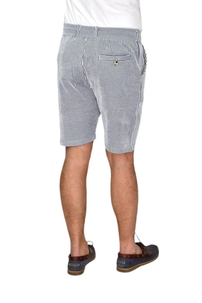 Erkek Çizgili Cepli Likralı Şort BGL-ST04624 - Resim 11