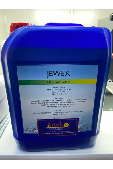 Arteks Teknik Ultrasonik Şampuan Temizleme 5 Litre
