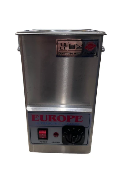 EUROPE Ultrasonik Yıkama Makinesi 1,5litre - 2