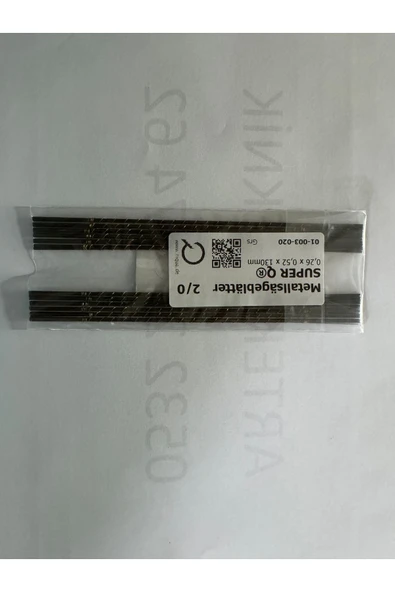 Arteks Teknik Kuyumcu Kıl Testeresi 2/0