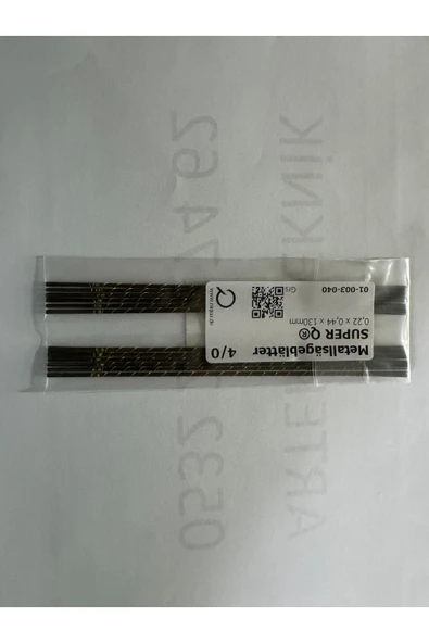 Arteks Teknik Kıl Testeresi 4/0 no