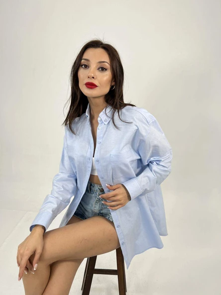 6748 GÖMLEK-MAVİ - 4