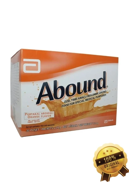 ABOUND PORTAKAL AROMALI TOZ ŞASE 24 GR X 30 POŞET PAKET