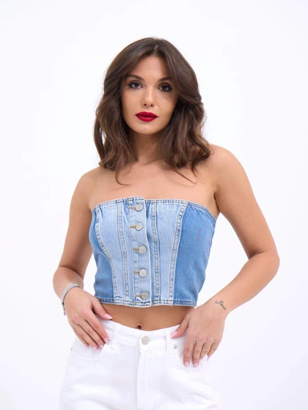 6991 KOT BLUZ-MAVİ - 2