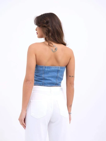6991 KOT BLUZ-MAVİ - 4