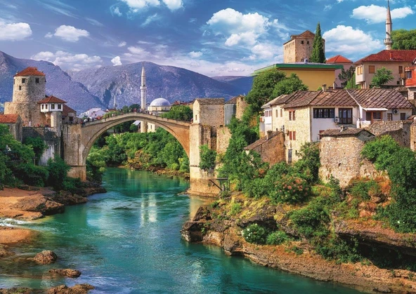 Trefl Puzzle Old Bridge In Mostar, Bosnia And Herzerg 500 Parça ürün görseli