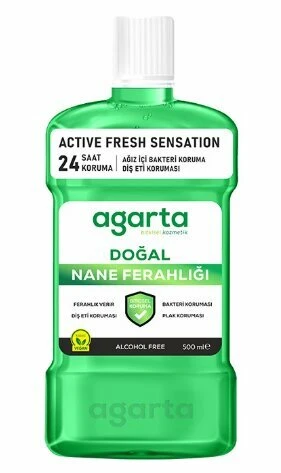 AGARTA DOĞAL AĞIZ BAKIM SUYU NANELİ 500 ML