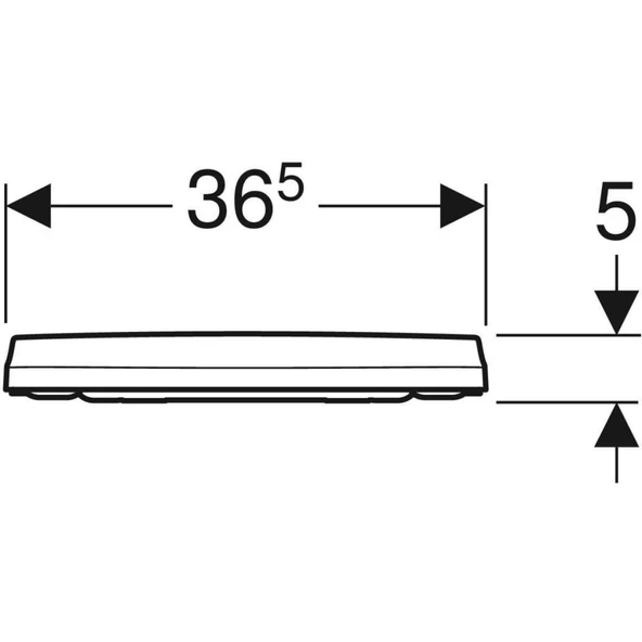 Geberit iCon Slim Klozet Kapağı Yavaş Kapanır 500.835.01.1 - 2