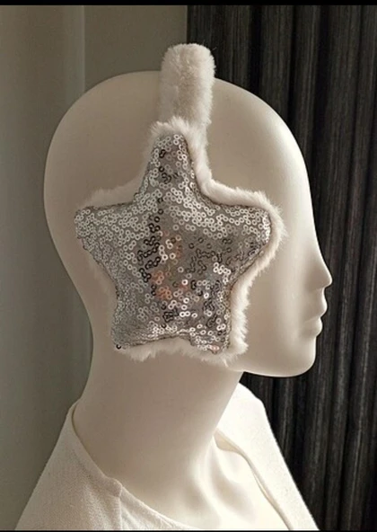 Yıldız Figürlü Peluş Kulaklık