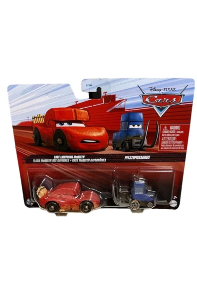 Disney Pixar Cars 2'li Cave Lıghtnıng McQueen&Pıtstoposaurus Dxv99 Hlh63 ürün görseli
