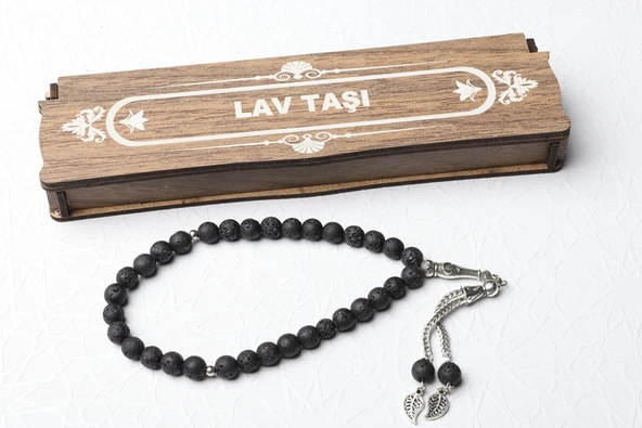 KUTULU 33 LÜ TESBİH LAV TAŞI