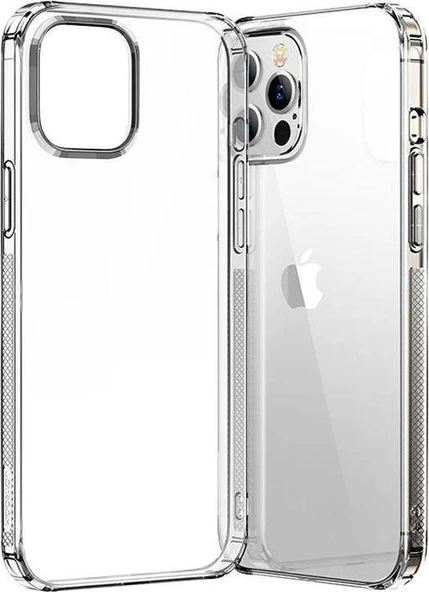 İphone 12 / 12 Pro Transparent Serisi Şeffaf Silikon Cep Telefonu Kılıfı ürün görseli