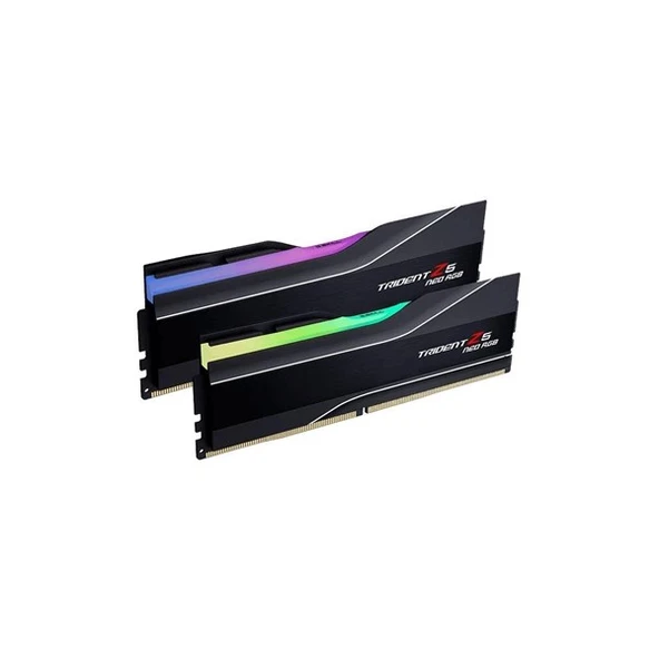 GSKILL 48GB (2X 24GB) DDR5 8000MHZ CL40 RGB DUAL KIT PC RAM TRIDENT Z5 NEO F5-8000J4048G24GX2-TZ5NR - Resim 2