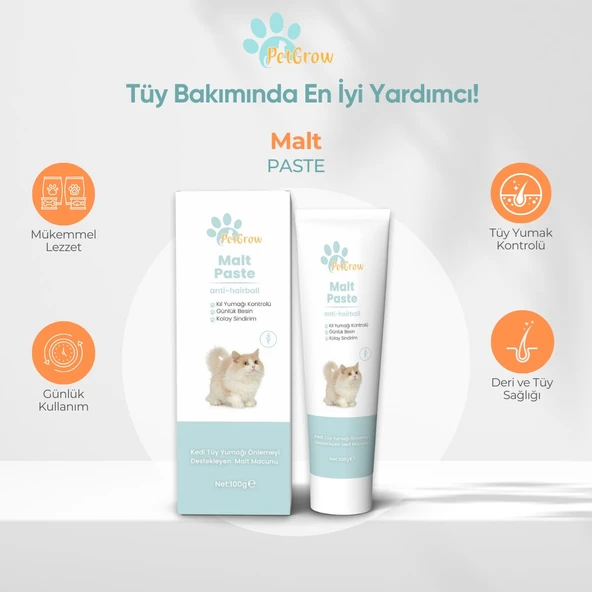 Anti-Hairball Kedi Malt Macun 100gr | Tüy Yumağı Önleyici - 2