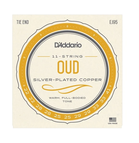 DADDARIO EJ95 UD TEL SET SİLVERPLATED WOUND