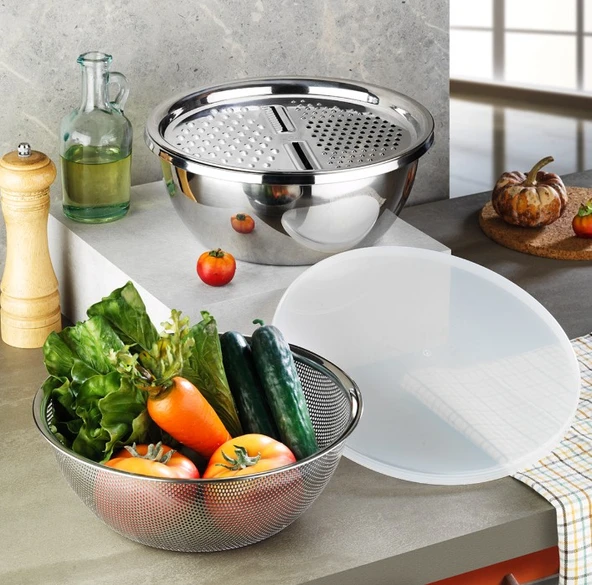 Aryıldız Promax 4 Parça Rendeli Karıştırma Seti