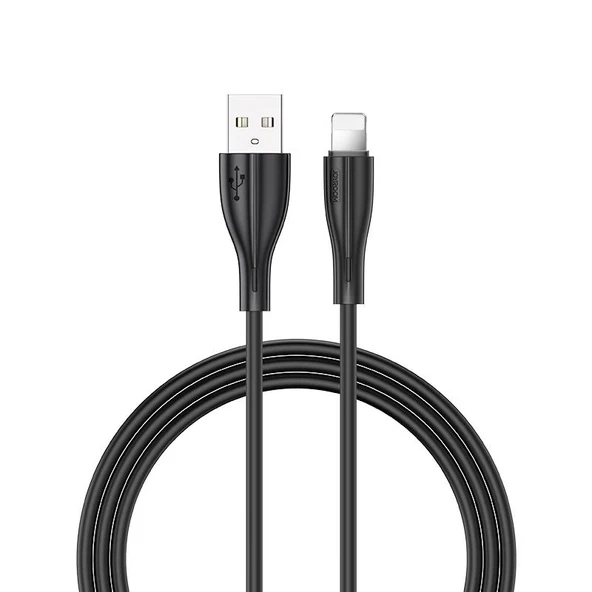 Joyroom S-M405 2.4A Lightning Şarj ve Data Kablosu PVC 2M Siyah