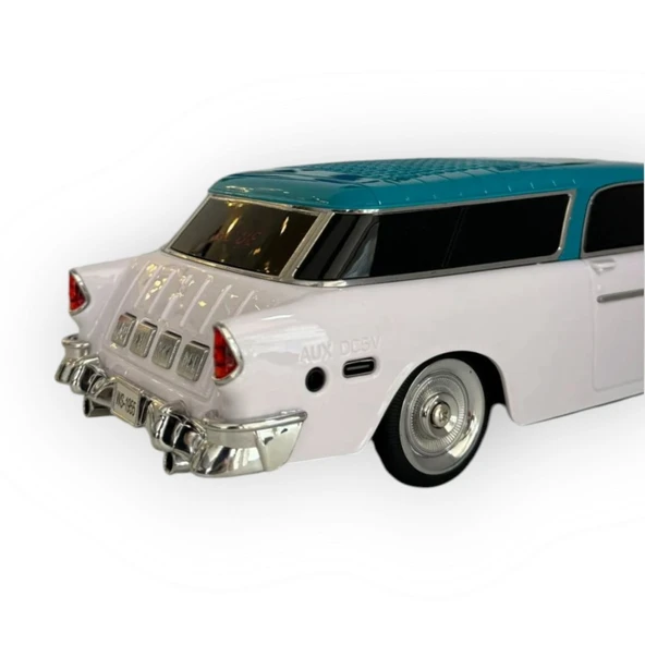 Beyaz WS-1955 Bluetooth Hoparlör Güçlü Ses, Şık Tasarım! - 3