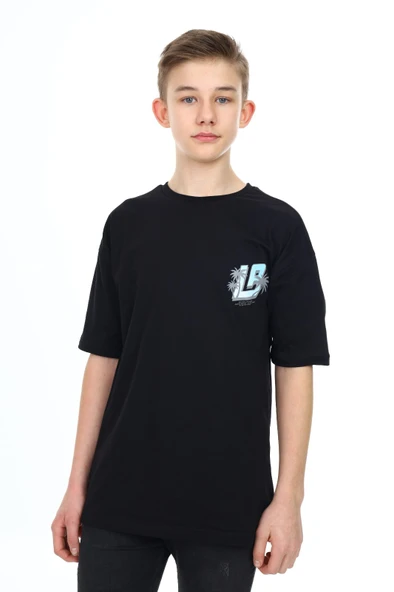 Toontoy Erkek Çocuk La Baskılı Tişört - Resim 8