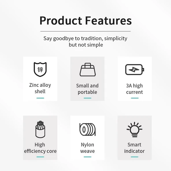 Joyroom S-M411 Sharp Serisi Mikro USB Şarj ve Data Kablosu 1.2 M Siyah - Resim 4